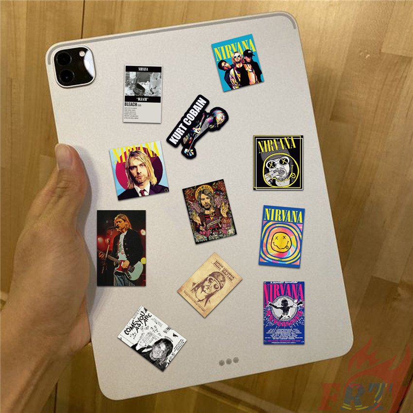 100ชิ้น/เซ็ต ❉ วงร็อค . สติ๊กเกอร์ NIRVANA Series 02 ❉ Diy แฟชั่นสติ๊กเกอร์กันน้ํา Doodle สติ๊กเกอร์ - รูปที่ 7