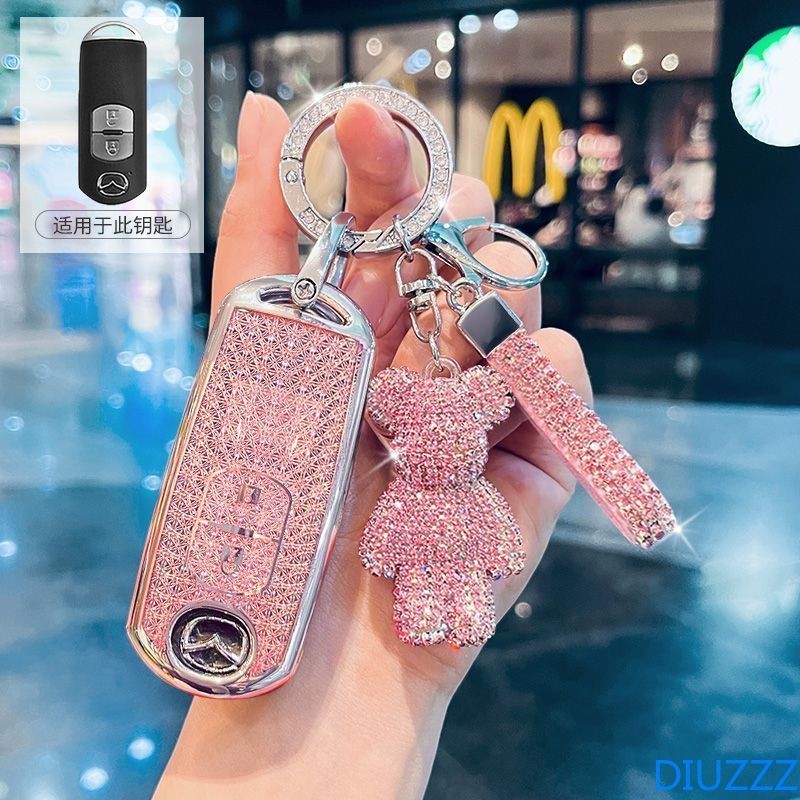 2/3 ปุ่ม Soft TPU รถ Remote Key สําหรับ Mazda 2 3 6 Atenza Axela Demio CX-5 CX5 CX7 CX-7 CX-3 CX3 CX-9 CX9 MX5 อุปกรณ์เสริม