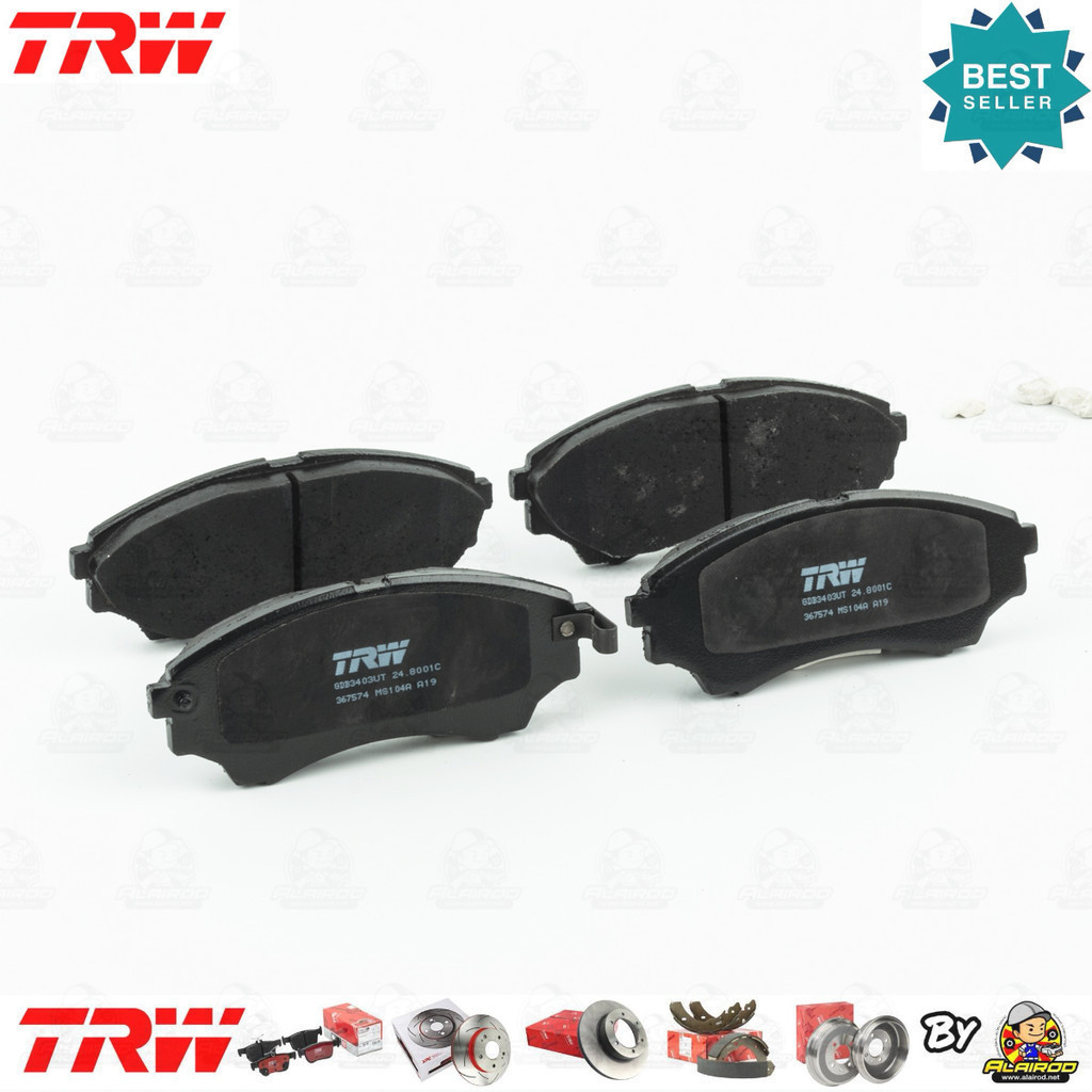 [TRW Value] ผ้าเบรคหน้า Mazda BT-50 BT50 4WD , ยกสูง เบรค 2 พอท TRW ATEC GD 3403 AT