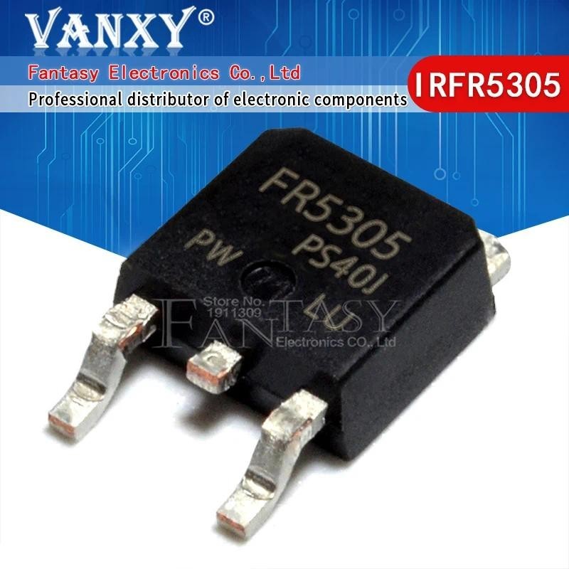 10pcs IRFR5305 TO-252 FR5305 IRFR9024N IRFR9024 IRFR9120N IRFR3709Z IRFR110 IRFR120N IRFR210 IRFR220