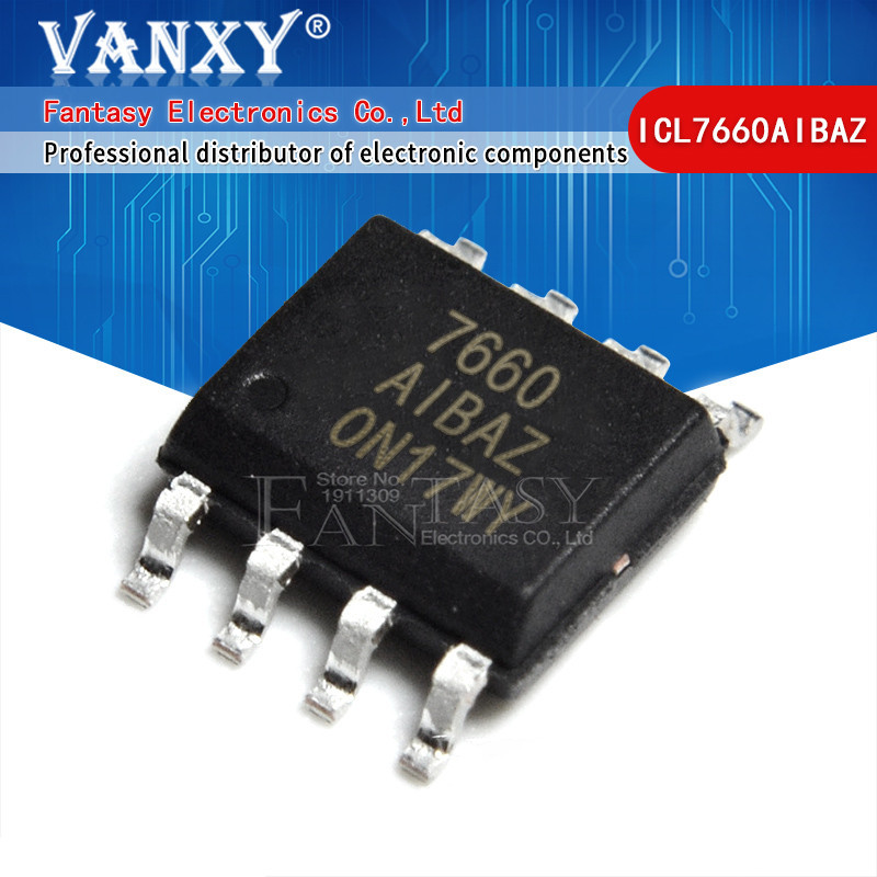 10PCS ICL7660AIBAZ ICL7660AIBA ICL7660 SOP-8 7660AIBAZ ICL7660SCPA DIP-8 ICL762CPA ICL762CBA vanxy อ