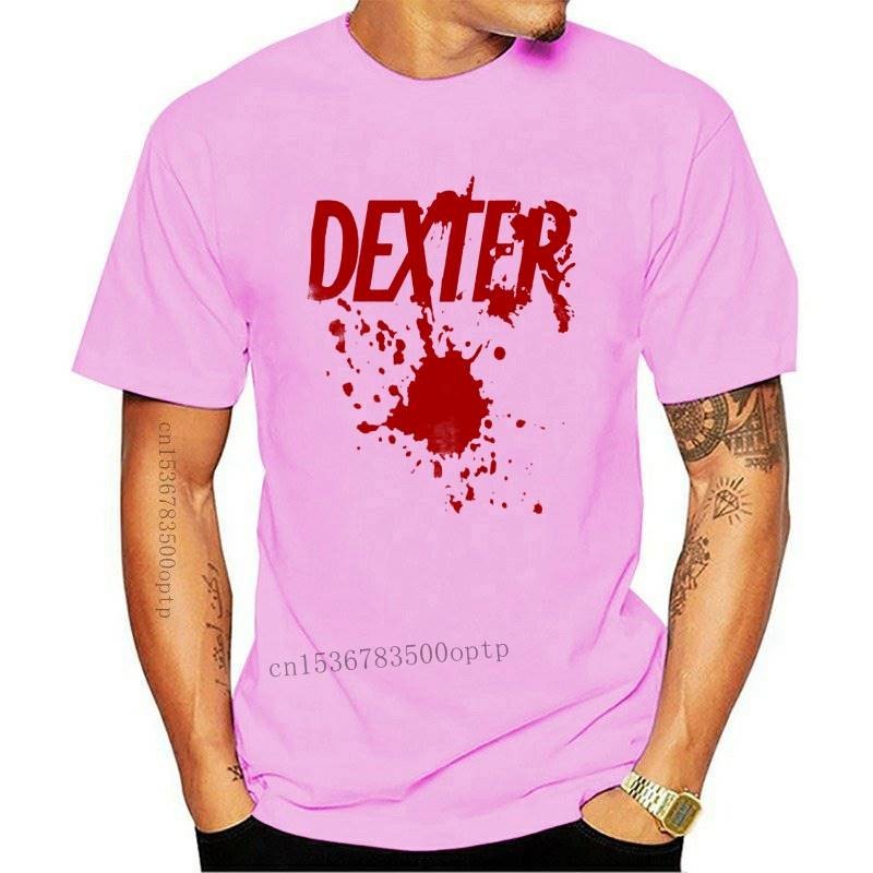 เสื้อผ้าผู้ชาย Dexter Blood Spatter Tv Series Men เสื้อยืด