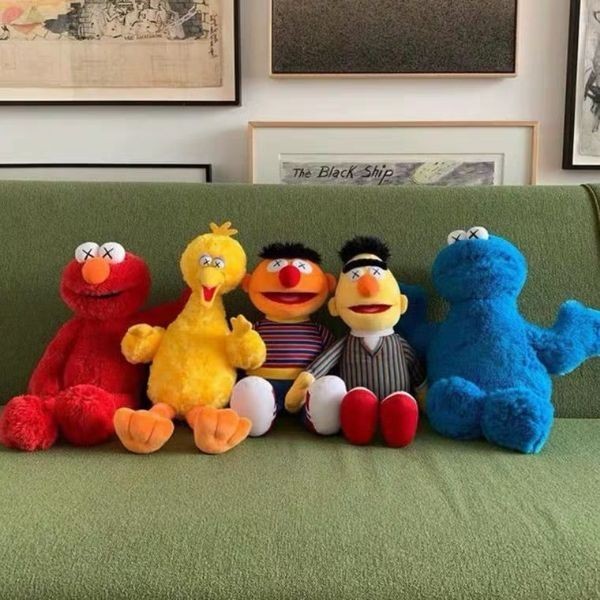 Kaws X Sesame Street Joint ของเล ่ นตุ ๊ กตา