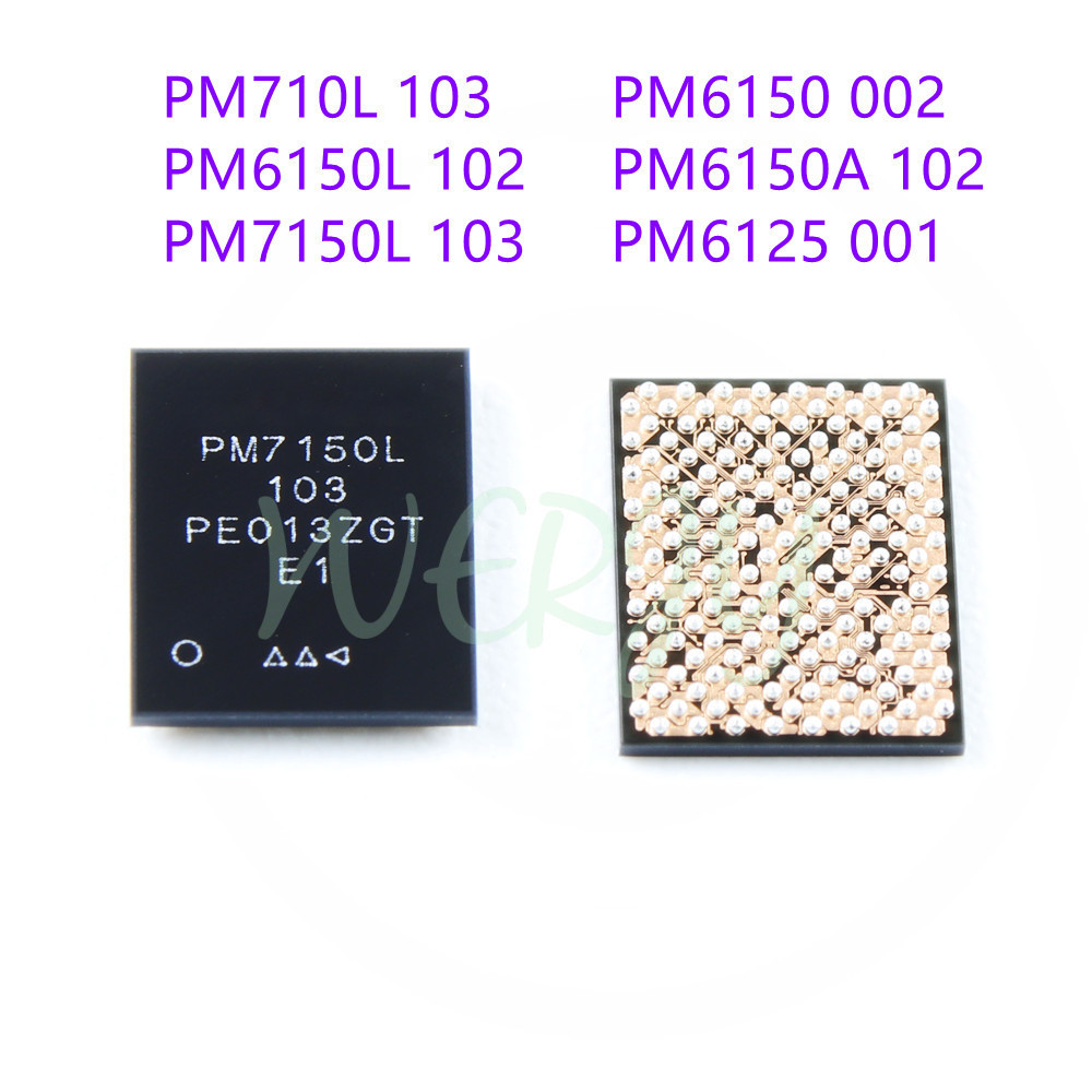 1 ชิ้น PM8150L PM6150 002 PM6150L 103 PM6150A 102 PM7150L 103 PM6125 001 PM7150A PM8150A PM8150B ชิป