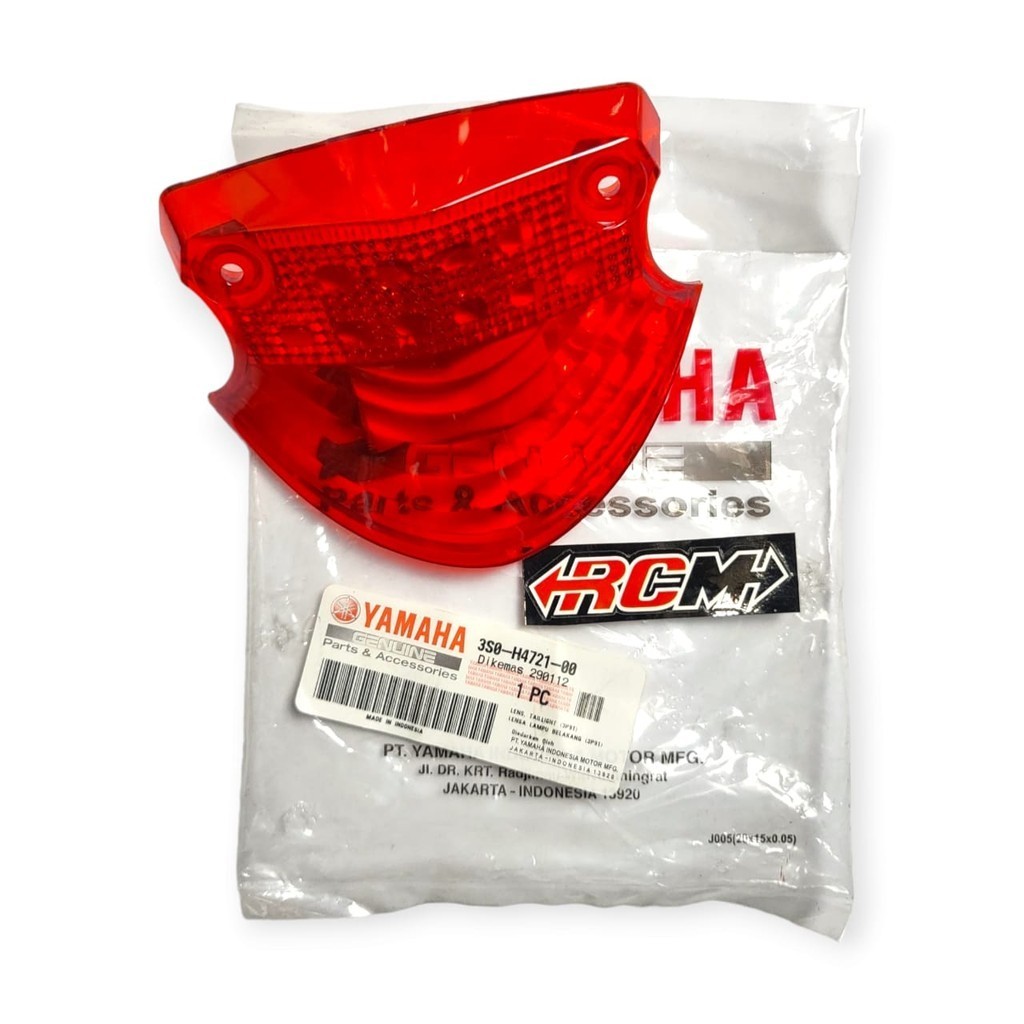 MERAH 3S0-H4721-00 MICA REAR STOP MICA BLACK RED VEGA R ใหม่ต้นฉบับ YAMAHA YGP ORIGINAL