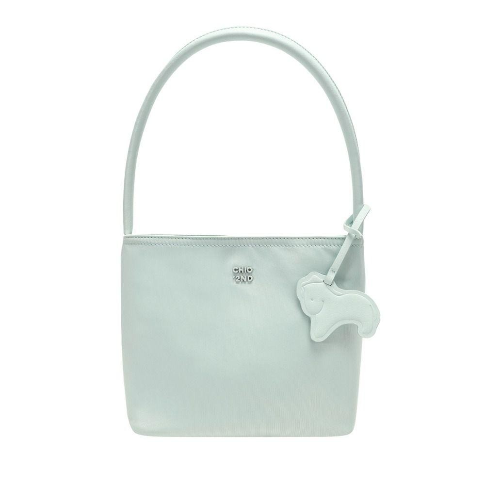 Fashionhubz Summer Letter Underarm Bag Nylon Girl Fashion Casual and Versatile Bucket Bag