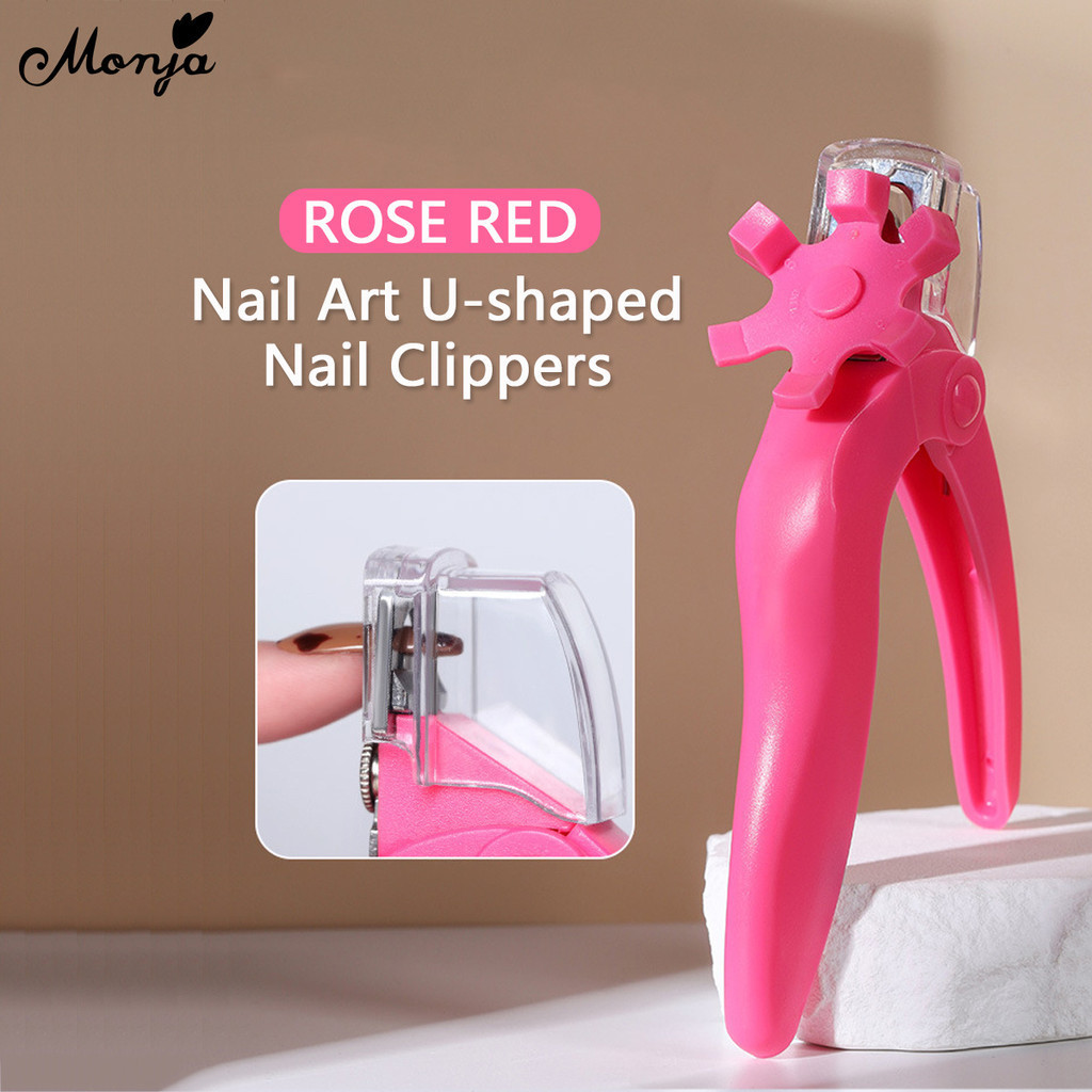 Monja กรรไกรตัดเล็บอเนกประสงค์ กรรไกรตัดเล็บปลอม รูปปรับปลอมเล็บ ความยาวที่วัดได้ - รูปที่ 3