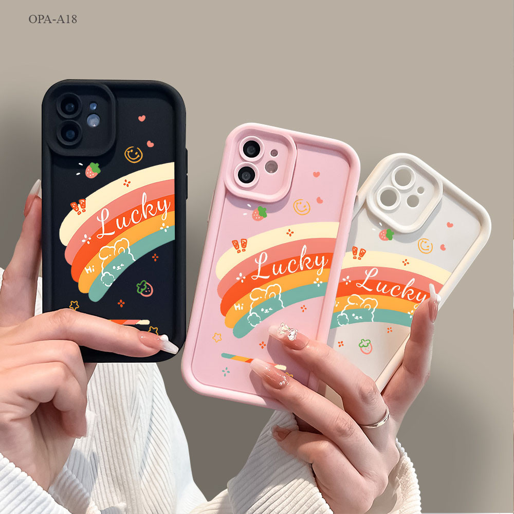 OPPO A18 A17 A38 A31 A15 A16 A3S A58 A54 A94 A57 A7 A5S A12 A9 A16K A78 A74 A76 Reno 10 5 Pro 4G 5G 2020 เคสออปโป้ JT