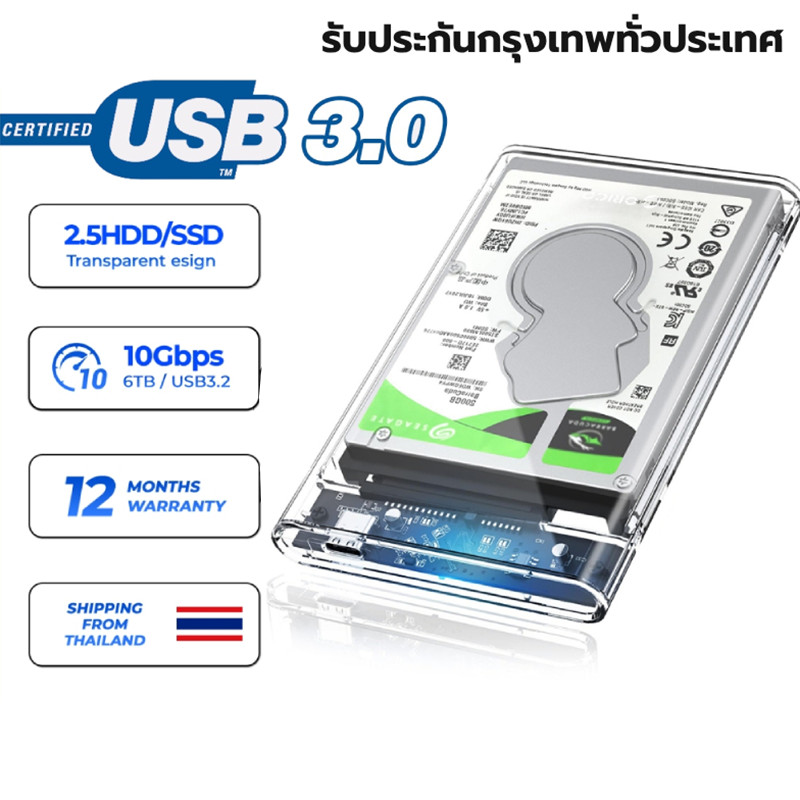 USB3.0 to SATA3.0 External Hard Drive Enclosure Hard Disk Storage Box with SATA to USB Connector Cable Support UASP f