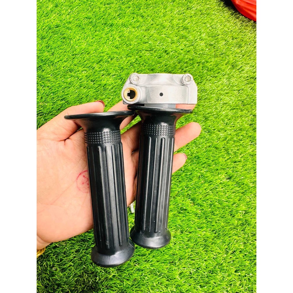 ประกับRMมินิ สีดำ ปลอกแฮนด์RM ประกับเร่ง พร้อมปลอกมือ2ข้าง ประกับแต่ง ประกับสำหรับรถมอเตอร์ไซร์