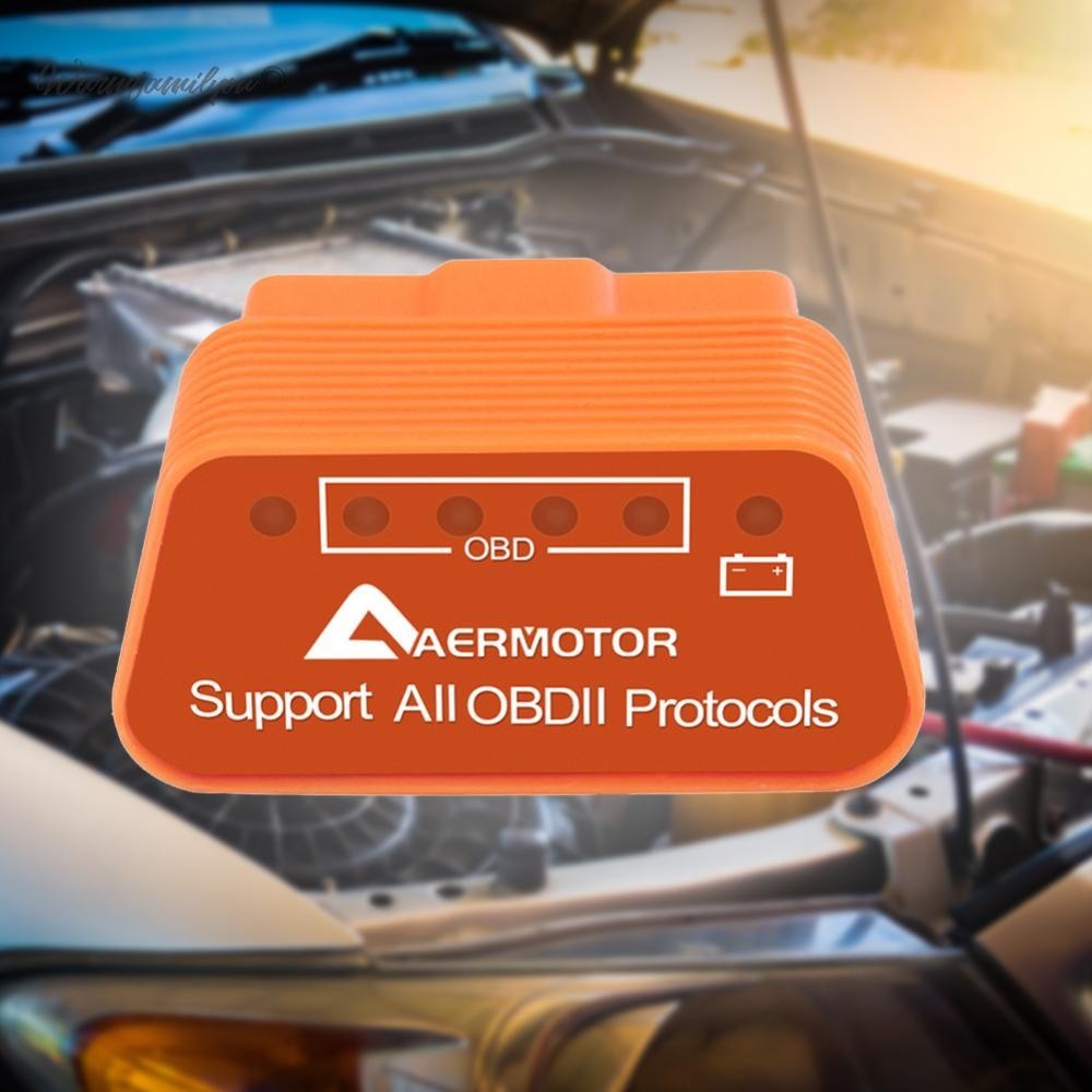 Obdii Auto Code Reader Scan Tool Mini Bluetooth-compatible OBD2 Scanner สําหรับ Android Symbian Windows [Warmfamilyou.th ]