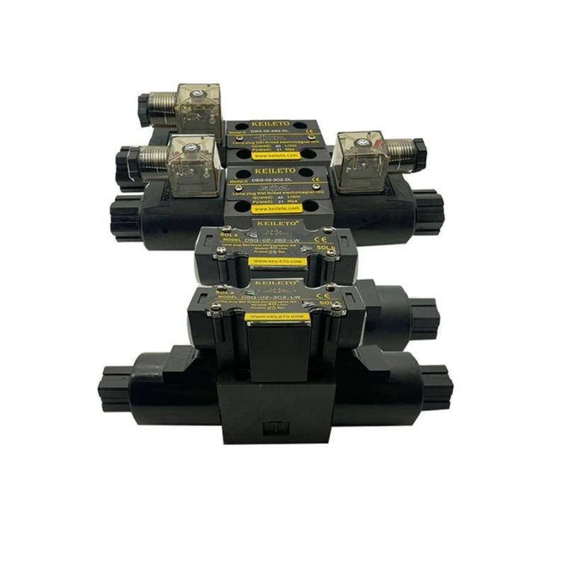 โซลินอยด์วาล์วถอยหลังแบบไฮดรอลิก DSG-02-3C2 3C3 3C4 3C6 2B2-DL LW D24  A220 01