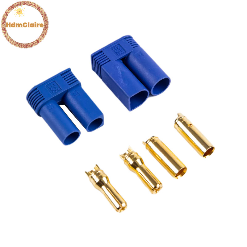 Hdmclaire 1 ชุด EC3 EC5 ปลั ๊ ก 5mm100A RC LiPo Charge Adapter Connector สําหรับ RC Part TH - รูปที่ 5
