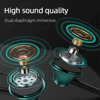 Usb Type C หูฟัง HiFi Bass ระบบควบคุมระดับเสียง Mic 3.5 มม.หูฟังแบบมีสายสําหรับ Galaxy S24 S23 S22 S21 Ultra iPhone 15 Pro Max 15Plus