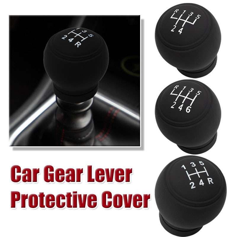 ใหม่เกียร์ Shift Knob ซิลิโคนฝาครอบเกียร์ Rod ป้องกันกรณีกันฝุ่น WaterProof Lever Handle ผิว Nonslip Manual Shifter