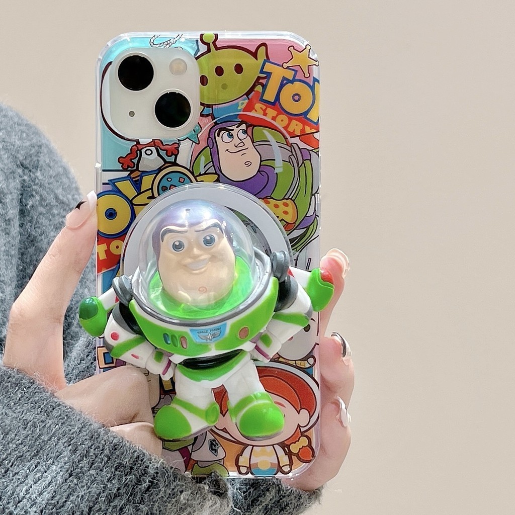 น่ารักของเล่นสัตว์ Grafti โทรศัพท์มือถือสมาร์ทโฟนสําหรับ IPhone 11 กรณี 14 Pro Max 15 Pro Max กรณี 13 12 อุปกรณ์ Shock ทนฝาครอบ