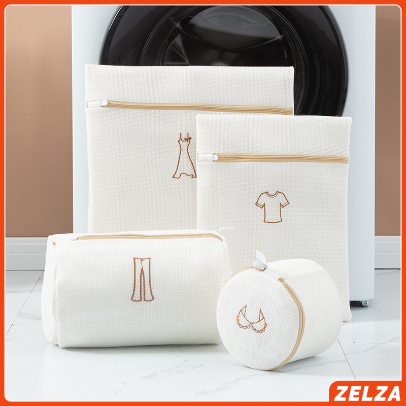 ZELZA ถุงซักชุดชั้นใน ถุงตาข่ายซักผ้า