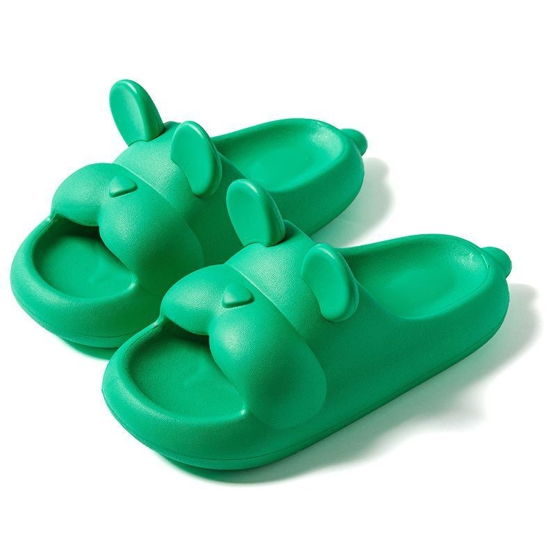 「DR」 รองเท้าแตะผู้หญิงรองเท้าแตะลูกสุนัขน่ารัก Casual All-Match EVA Anti-Slip Soft Sole กีฬากลางแจ้งขนาด: 34-41