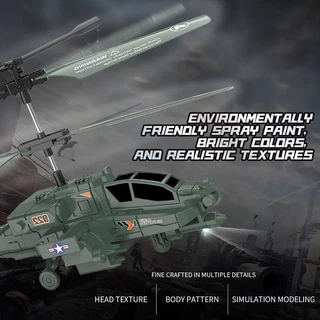 RC รีโมทคอนโทรล Apache เฮลิคอปเตอร์ Plan Flying ของเล่นรีโมทคอนโทรลเฮลิคอปเตอร์เครื่องบิน Gyroscope สําหรับเด็กของขวัญของเล่นสําหรับเด็ก