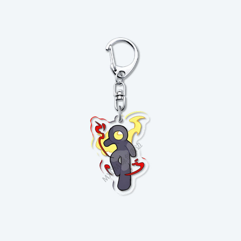 Alan Becker พวงกุญแจ Man Charms สําหรับกางเกงผู้หญิง Key Chain ผู้ชายจี้ Key แหวนสาว Key ผู้ถือเครื่องประดับ Llaveros ราคา ถูกที่สุด ดีลบีเคเค แกลเลอรีภาพที่ 5