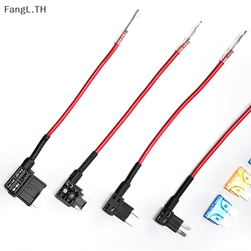 [Well] 12v ฟิวส์ผู้ถือ Add-a-circuit TAP อะแดปเตอร์ Micro Mini Standard Ford ATM APM Blade ฟิวส์รถยนต์พร้อมใบมีด 10A พร้อมตัวยึด [ใหม่]