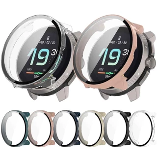เคสพีซี + กระจกนิรภัยสําหรับ Suunto Race / Race S ตัวป้องกันหน้าจอแบบเต็มอุปกรณ์เสริมสมาร์ทวอทช์ฝาครอบกรณี