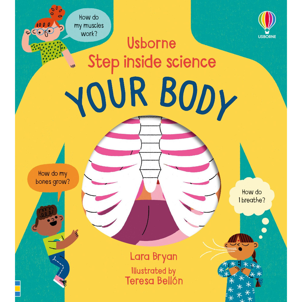 *ส่งทุกวัน* พร้อมส่ง บอร์ดบุ๊คสำหรับเด็ก Usborne Step Inside Science :YOUR BODY เพื่อการศึกษา สําหรับเด็ก