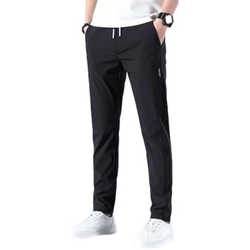 Caracomfy Mens Stretch Slacks, Palcomfy Pants for Women, Quick Dry Pull-On Glide Casual Pants