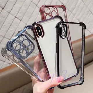 เคส iPhone xs Max / xs / x เคสโทรศัพท์โปร่งใสป้องกันการตกสี่มุม SJDK
