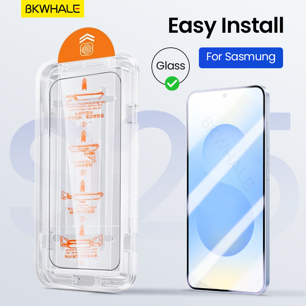 BKWHALE ติดตั้งง่ายกระจกนิรภัยสําหรับ Samsung Galaxy S26 S25 Ultra S21 S22 S23 S24 + S26 S25 Plus S21FE S23FE S24FE S25FE S25FE S25Edge S25+ S24+ S22+ S23+ S23+ S23+ S23+ S23+ S23+ S23+ S23+ S23+ S23+ S23+ S23+ S23+ S23+ S23