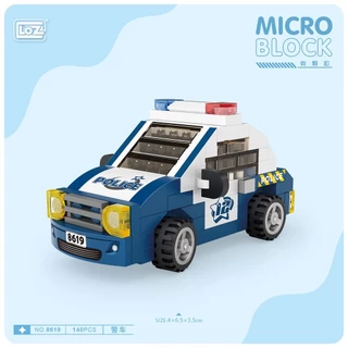 🚔รถจักรยานยนต์ ตัวต่อ👍โมเดลรถยนต์ รถจักรยานยนต์ รถตำรวจ DIY4.5cm ของขวัญ ของเด็ก ของเล่นเด็กผู้ชาย <FFtoys>