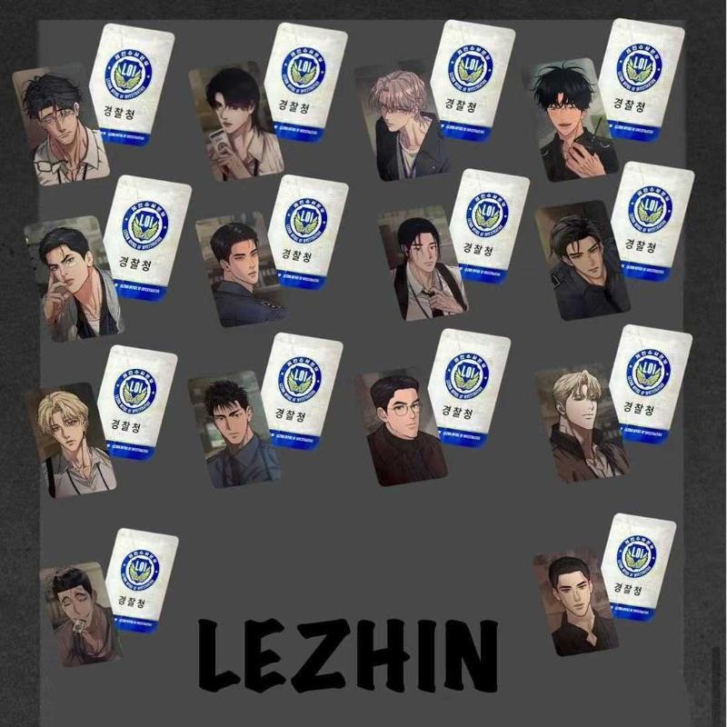 [โฮมเมด] การ์ตูนเกาหลี Lezhin Photocard 2025 ปฏิทินตั้งโต๊ะโปสเตอร์สไตล์เดียวกัน Photocard สินค้าภาพ