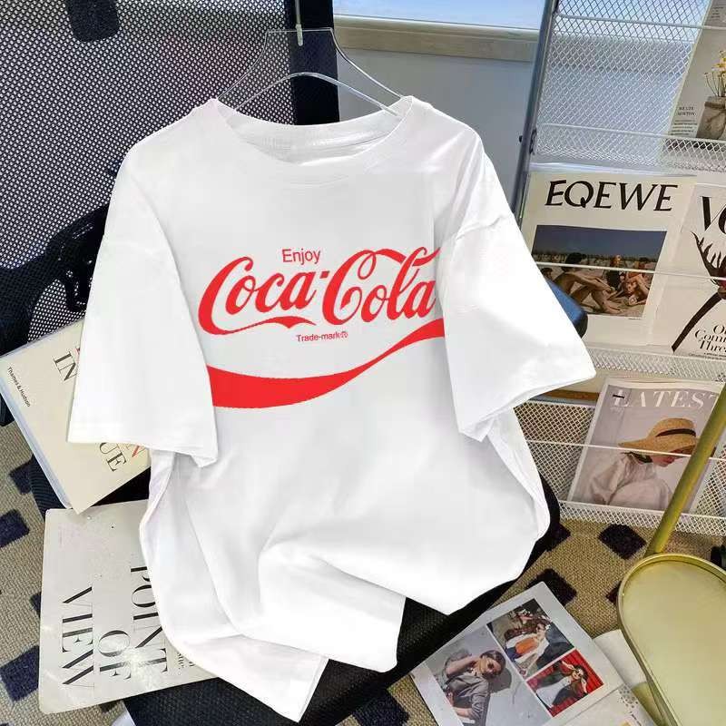 (B63) เสื้อยืดทรงโอเวอร์ไซส์ พิมพ์ลาย ใส่ได้ทุกเพศ ทุกวัย