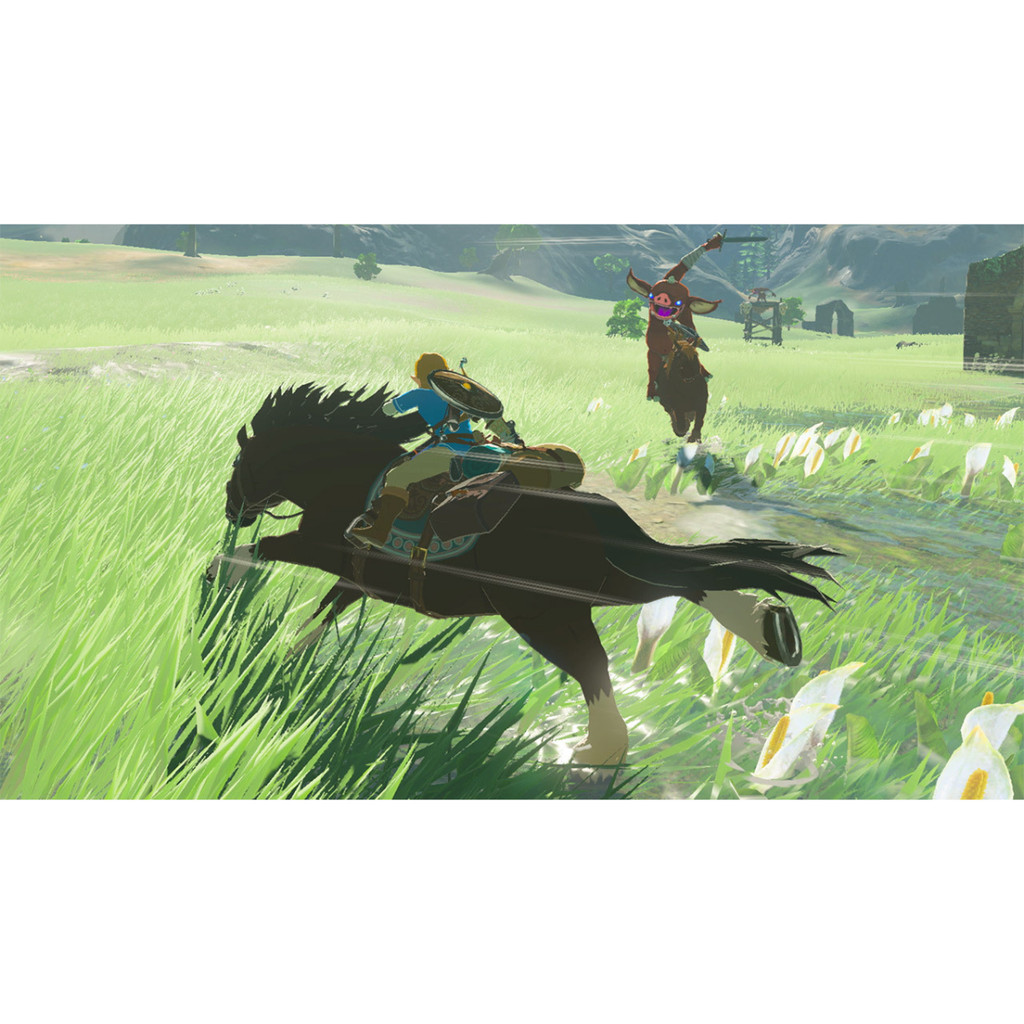 NINTENDO SWITCH The Legend of Zelda : Breath of the Wild ตลับเกม แผ่นเกม มือหนึ่ง