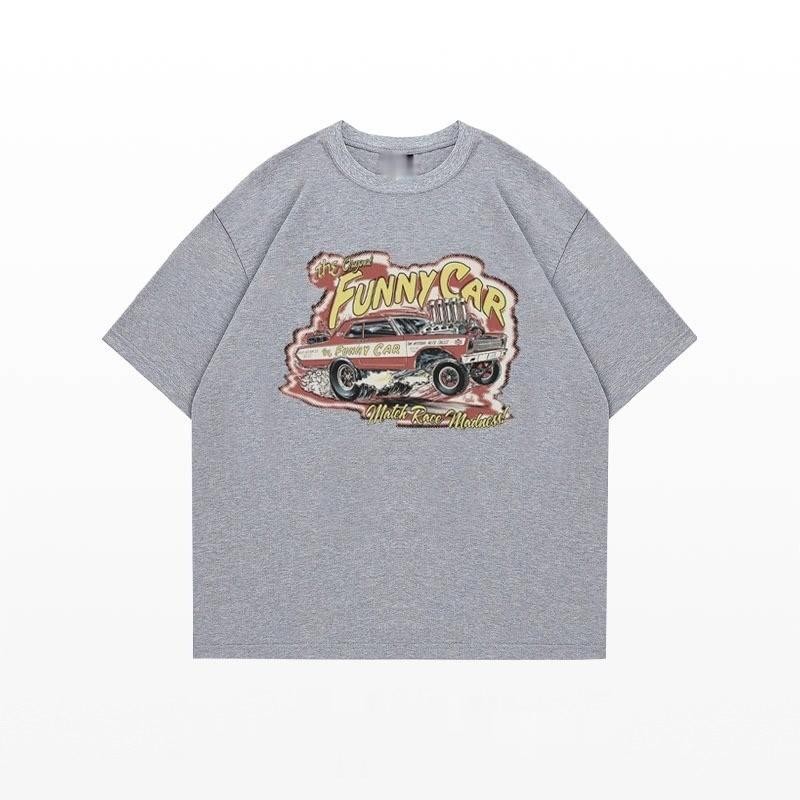 (จัดส่งตลอด 24 ชั่วโมง)เสื้อยืด Oversize เสื้อยืดวินเทจสีชมพู Jamieson’s สไตล์เกาหลี คอตตอน 100% - รูปที่ 6