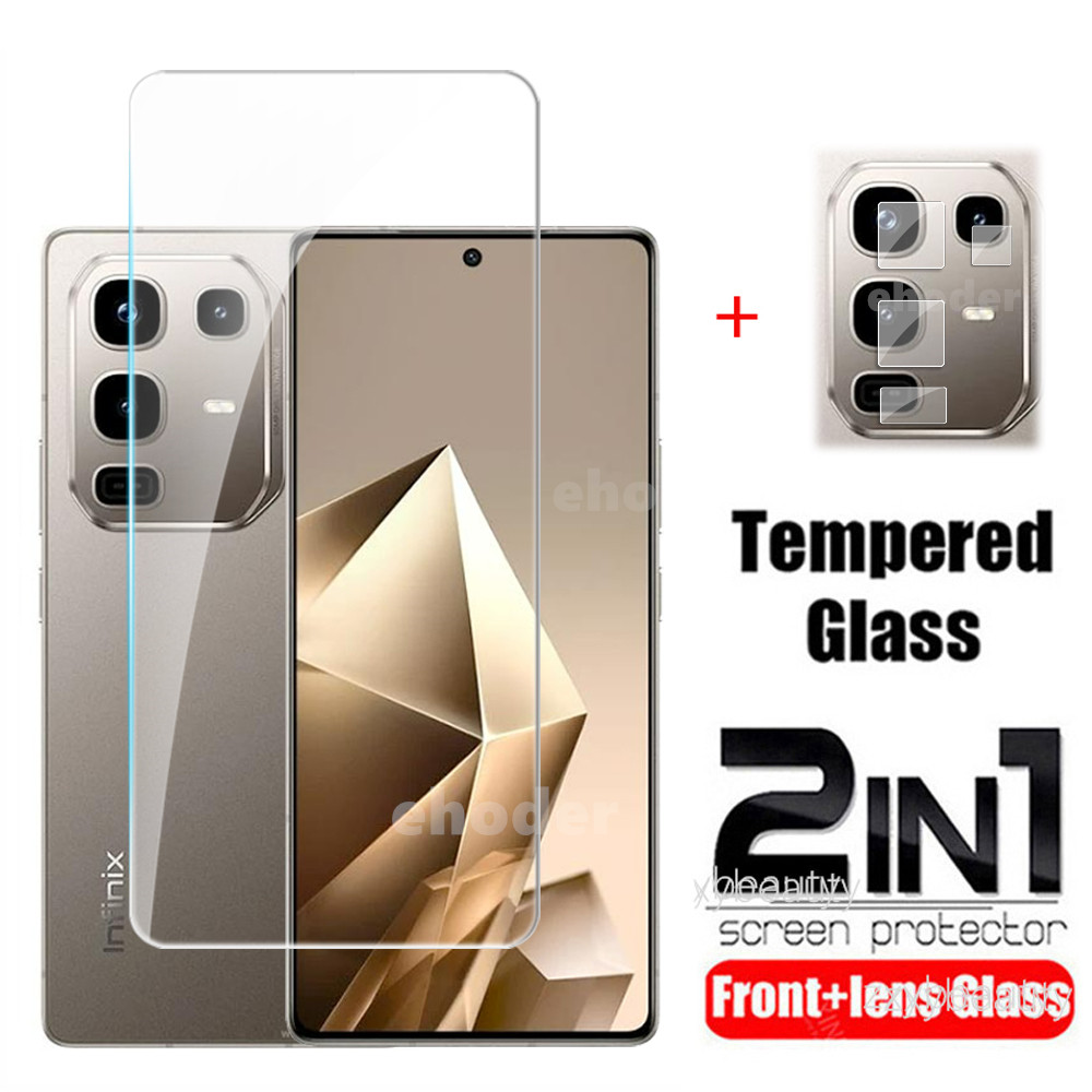 สําหรับ Infinix Note 50 Pro Plus 4G 50X 50S 2025 ป้องกันหน้าจอคลุมทั้งหมดกระจกนิรภัยใสสําหรับ Note50 50Pro Note50Pro 50Pro + Note50S ฟิล์มป้องกันเลนส์กล้อง