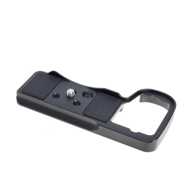 QUU อลูมิเนียมแนวตั้ง Quick Release Plate Bracket Holder Hand Grip สําหรับ ZV-E10II