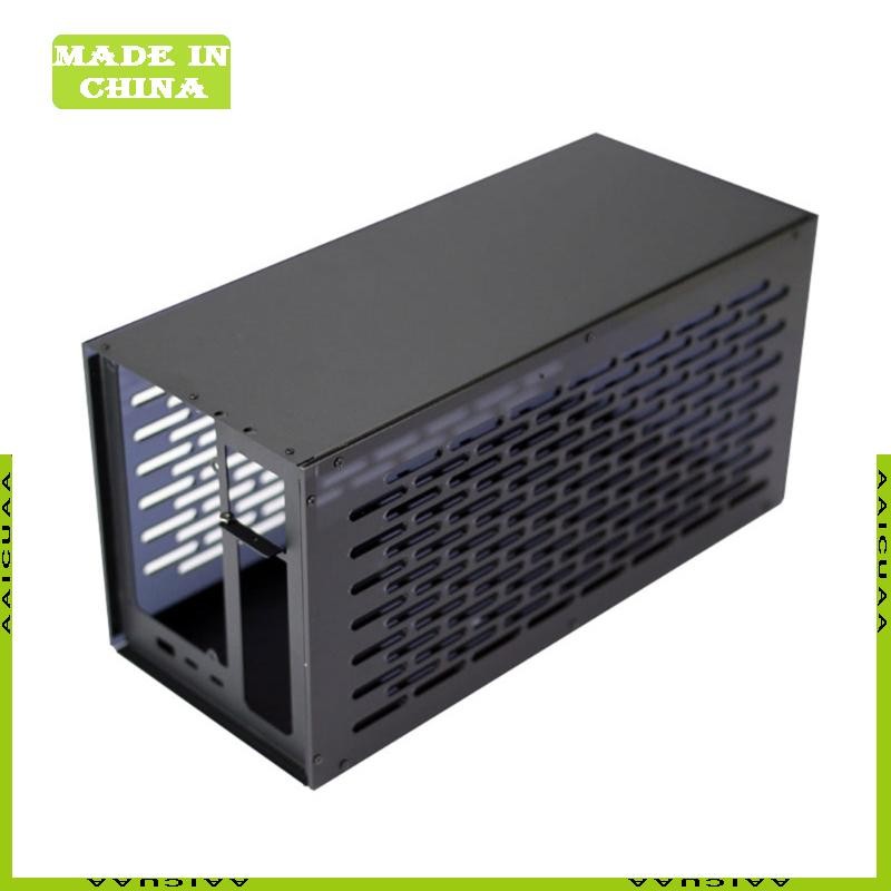 Aa TH3P4G3 GPU Dock Case-กรอบโลหะ + แผ่นด้านข้างอะคริลิครองรับ Thunderbolt ATX SFX-FlEX(1U แหล่งจ่าย