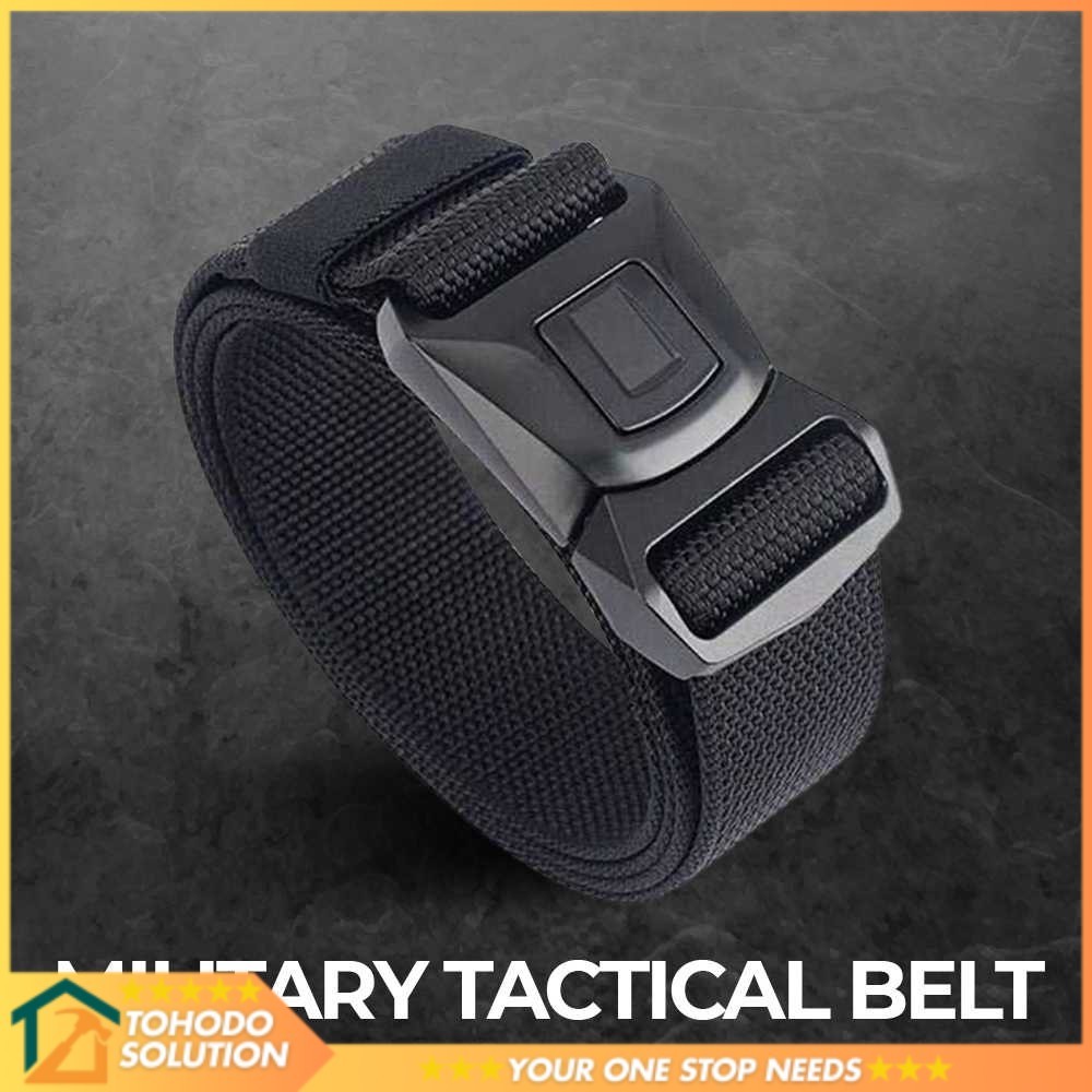 Rhodey Mens Military Tactical Nylon Belt Buckle 125cm - S2732