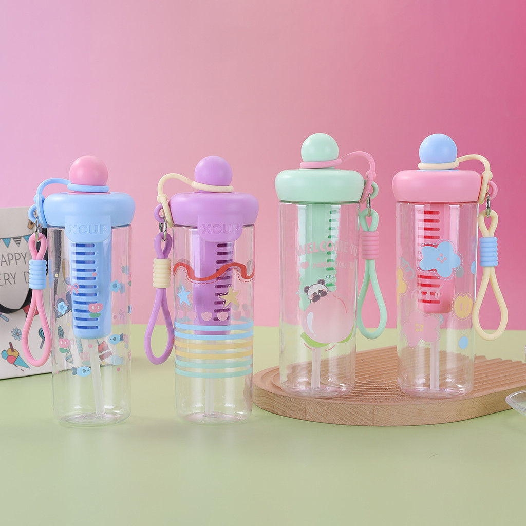 FQUAN(26oz)2025 ใหม่ ขวดน้ำสำหรับผู้หญิง ความจุขนาดใหญ่  ถ้วยเดินทางแบบพกพาฤดูร้อนมูลค่าสูง พร้อมฟิล