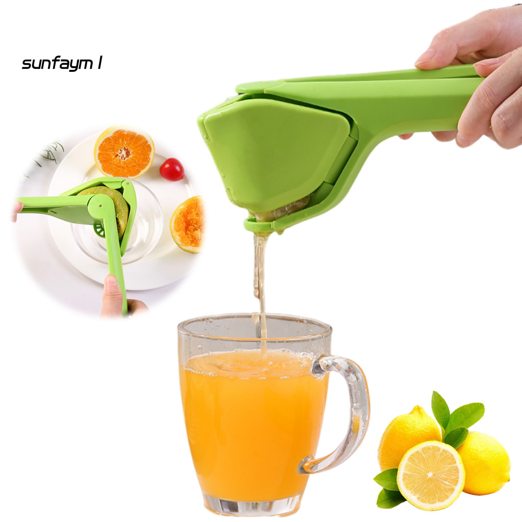 SUNFA ที่มีประสิทธิภาพ Citrus Juicer Flat Lime Juicer Squeezer ใช้งานง่าย Squeezer สําหรับน้ําผลไม้ 