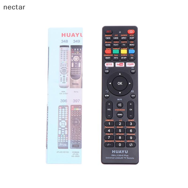 Tar Universal เปลี่ยนรีโมทคอนโทรล RM-L1130 + X PLUS ทีวีสมาร์ททีวีควบคุมกล่องทีวี LCD TV รีโมทคอนโทรล N