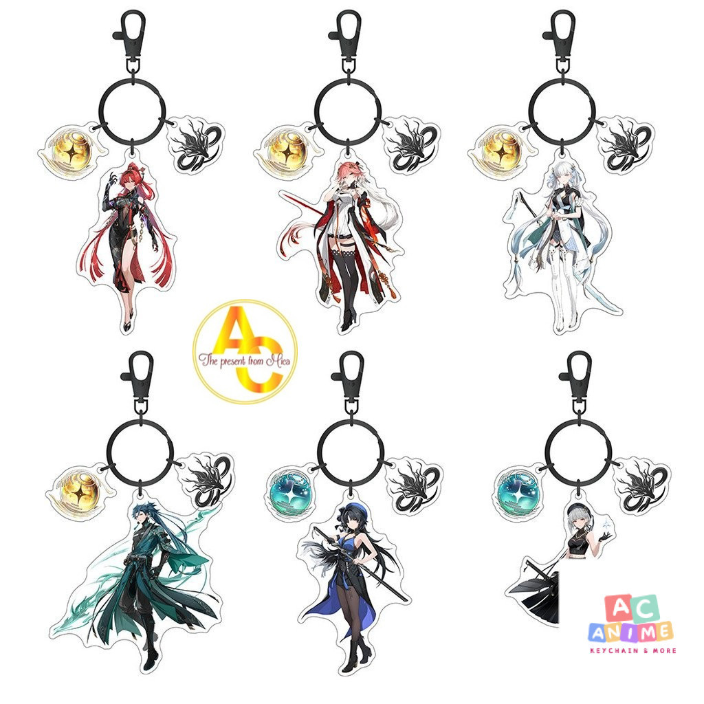 Yangyang wuthering Waves yuanwu jiyan พวงกุญแจเกม