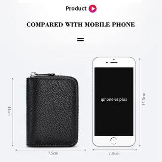 🔥ส่งไวจากไทย🔥P277-3กระเป๋าใส่บัตร หนังแท้ ใส่นามบัตร ATM เครดิต ธนบัตร เหรียญ Card Holders