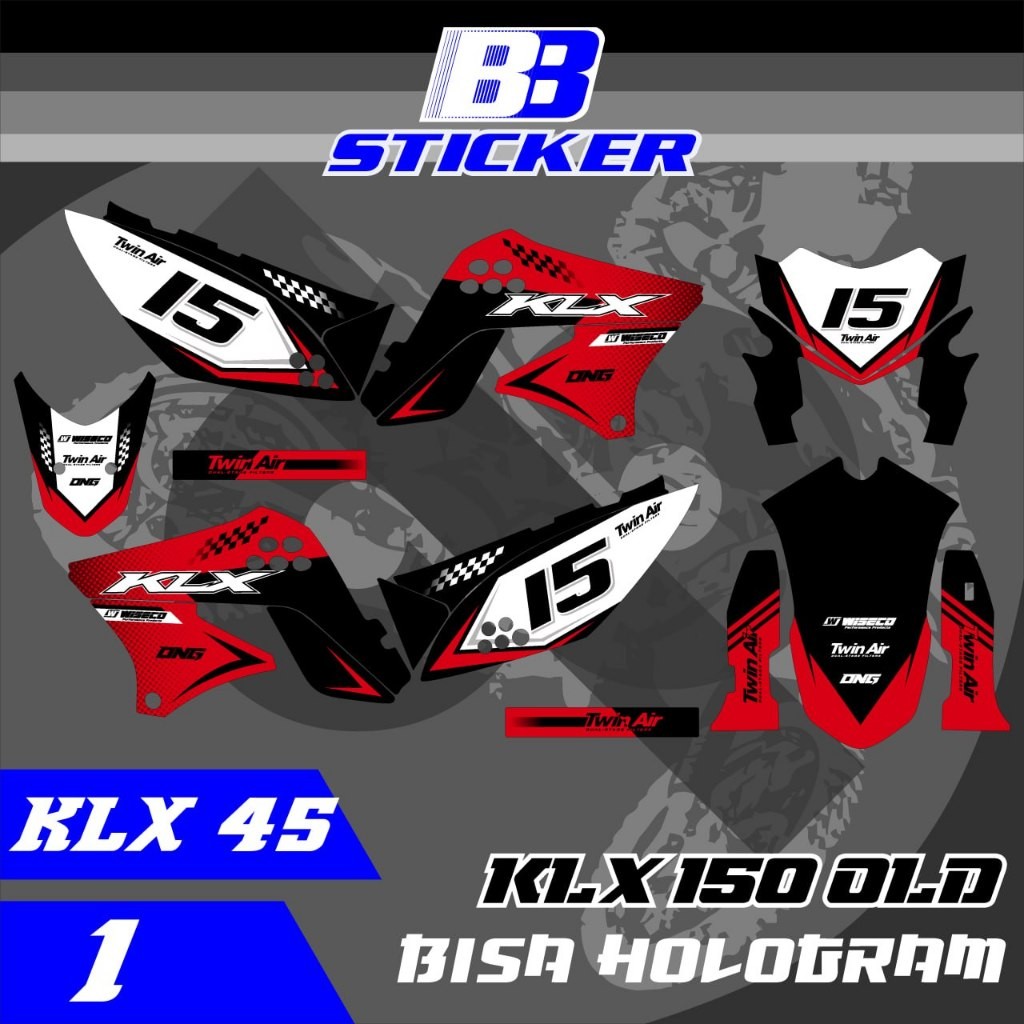สติ๊กเกอร์ KLX Striping Old KLX KLX 150 motifs ล่าสุด