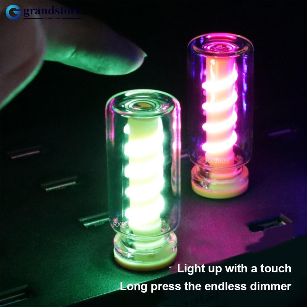 GRS 1pc USB Touch Control รถไฟ LED บรรยากาศหลอดไฟไส้โคมไฟ LED Filament Night ตกแต่ง