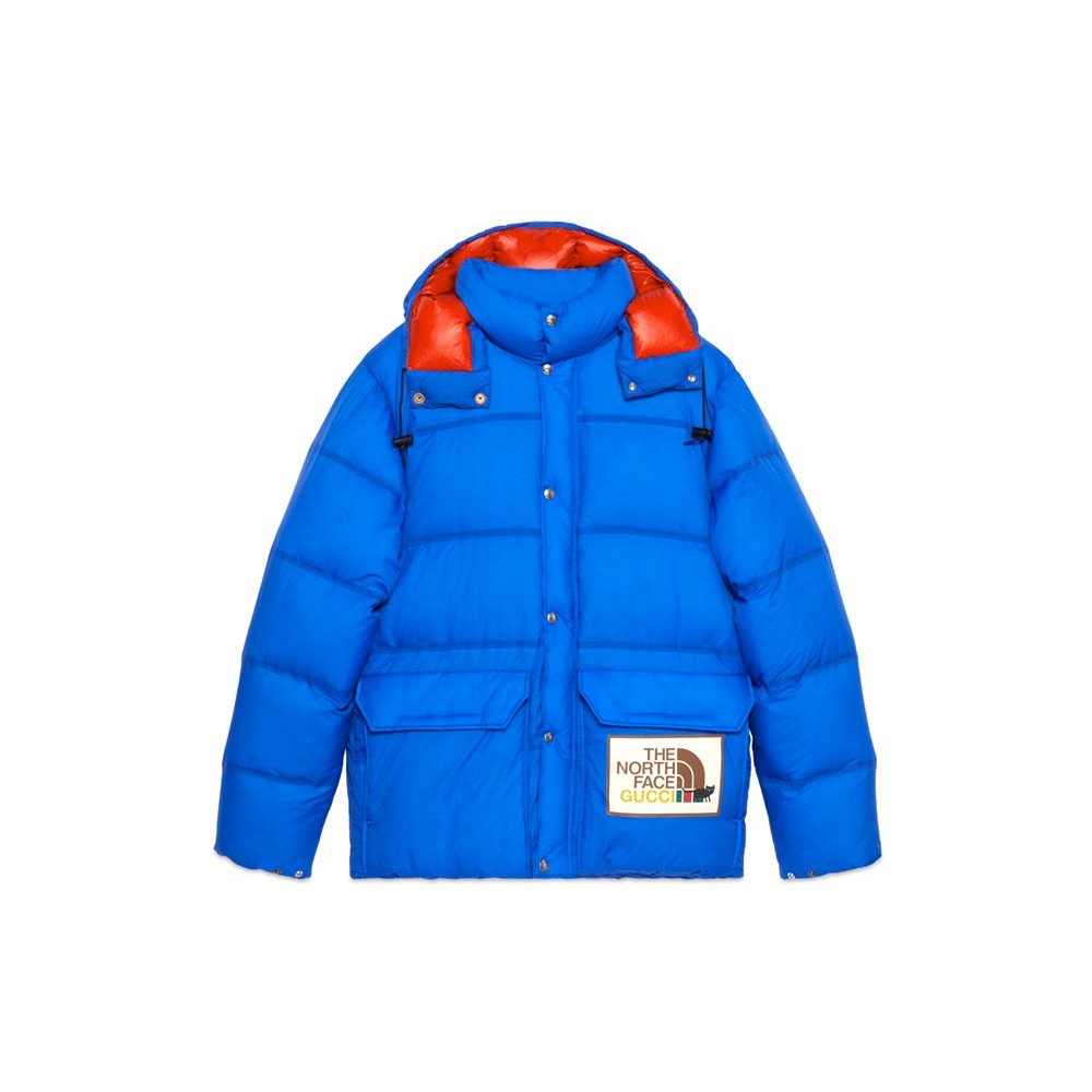 Gucci x The North Face Down Jacket Royal Unused