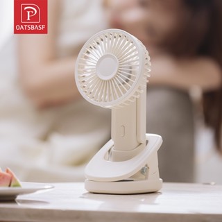 OATSBASF พัดลมพกพา ส่ายหัวอัตโนมัติ พัดลมตั้งโต๊ะ ใช้กลางแจ้…