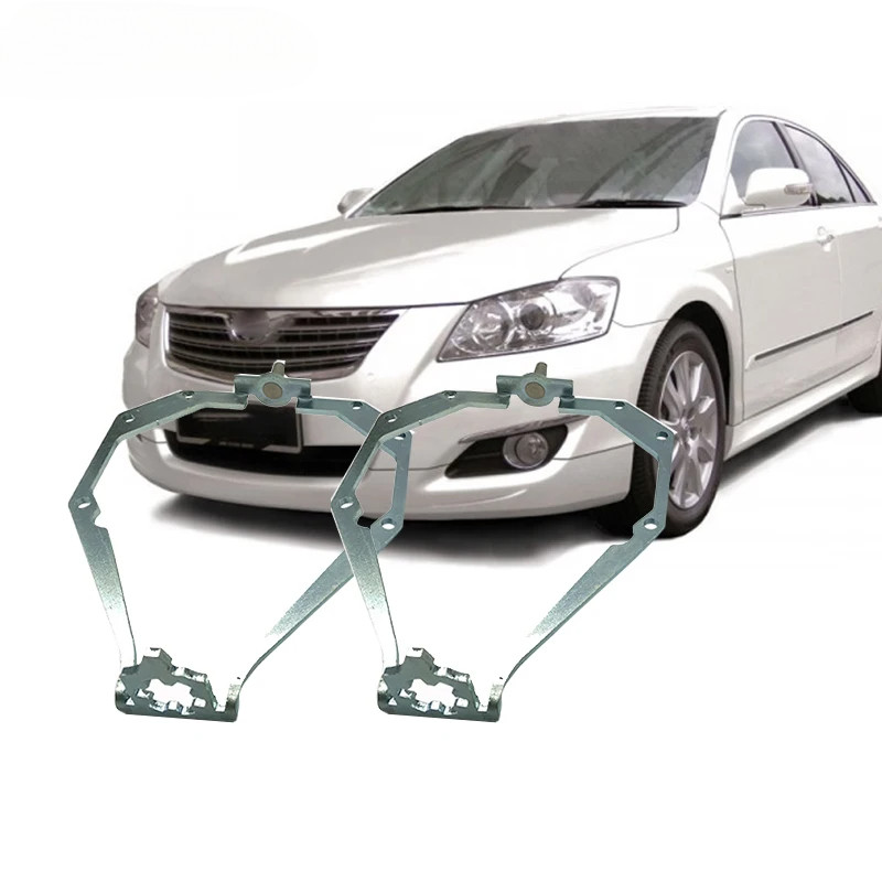 2pcs AFS/Non-AFS Transition Framework สําหรับ Toyota Camry ไฟหน้าอัพเกรด Bi LED & Xenon โปรเจคเตอร์ Lense รถอุปกรณ์เสริม