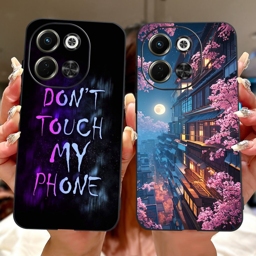 สําหรับ Tecno Pova 6 Neo 5G แมวน่ารักแฟชั่นดอกไม้การ์ตูน Cool กันชน Pova 6 Neo 5G Tecno เคสโทรศัพท์